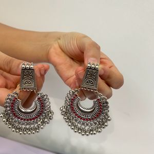 Bohemian Silver Earrings