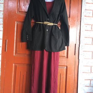 Dress N Blazer Set