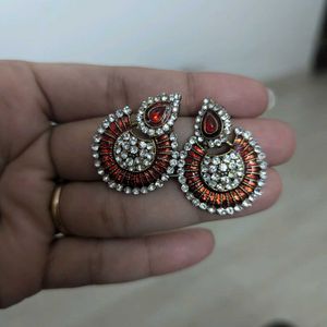 Stone earrings