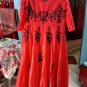 Long Red Colour 🔴 Party Wear Gown