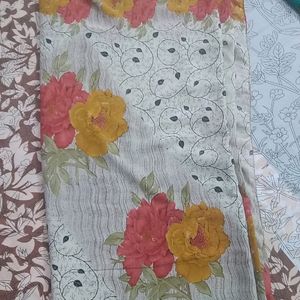 Pretty Roses Chiffon Saree