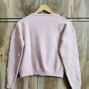 Pink Shaded Sweater Size-36