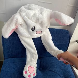 Moving Ear Rabbit Hat - Imported Soft Toy