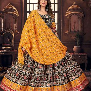 Navratri Patola Lehenga For Women