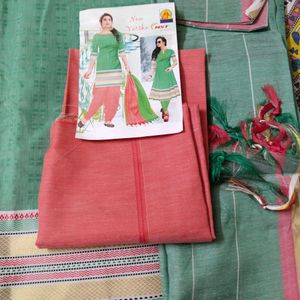 Khadi Cotton Dress Material Suit