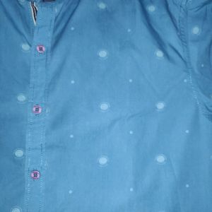 Roadster Sea Green Shirt For Men.