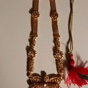 Long Necklace With Earrings