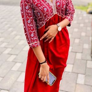 V Neck Kurti