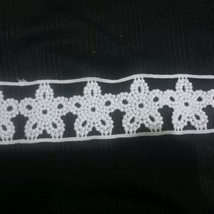 4 Meter White Cotton Lace