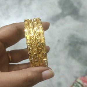 Gold Plated Bangles