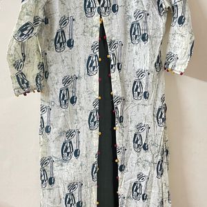 Libas A Line Kurta With Jacket