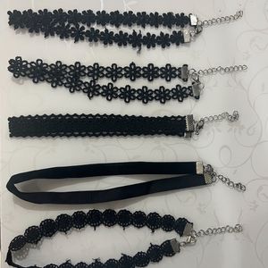 Set Of 5 Chokers