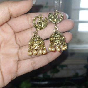 Golden Bronze Jhumki