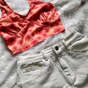 Pinterest Top & Shorts Combo