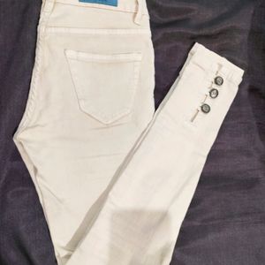📌📌SALE Ankle Length Stylish Beige Colour Jeans