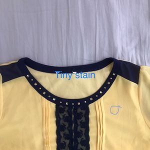 Baby Yellow Top Bust 36-38