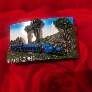 Beautiful Darjeeling Toy Train Fridge Magnet