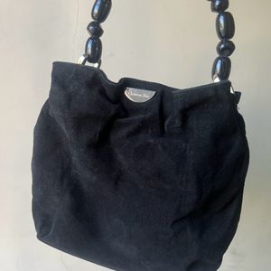 Vintage Dior Malice Suede Bag