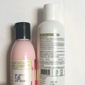 Plum Green Tea Toner& Creme Lotion Smoothe