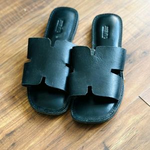 Designer Leather Kids Slip Ons