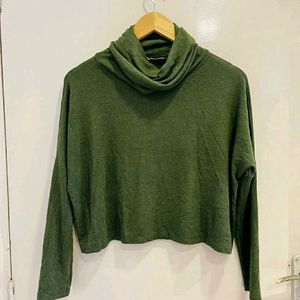 Beautiful Olive Green Crop Top