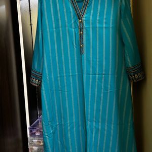 Avaasa Sky Blue Colour Kurta Size XXL