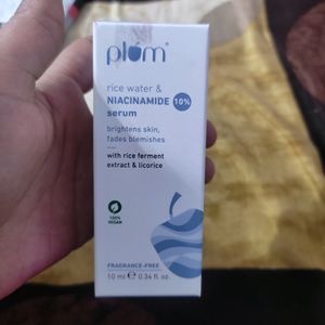 Plum Nicinamide Or Rice Water Face Serum New Seal