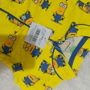 🆕 Minions Print Baby Night Suit