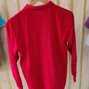 Polo Neck Full Sleeves T-shirt