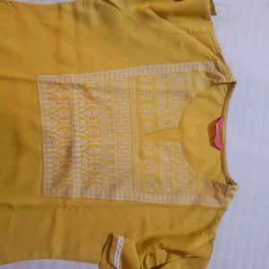 Yellow Beautiful Kurta