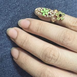 Embellished Nail Ring