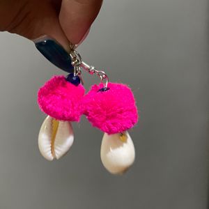 Cowrie Shell Earring