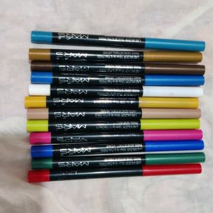 Set Of 12 Waterproof Lip & Eye Liners 🌈