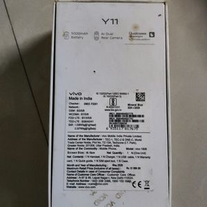 Vivo Y11 Box