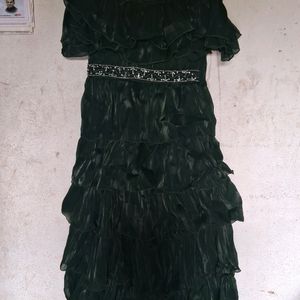 Green Long Dress Women 💚