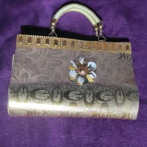 Golden Party Handbag