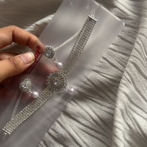 Silver Daimond Chokers !