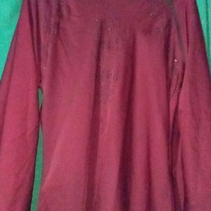 Rust Color Abaya