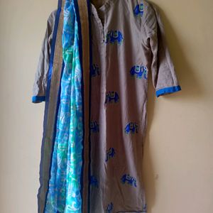 Top,Dupatta.... Kurta Set