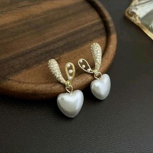Heart Drop Earrings..
