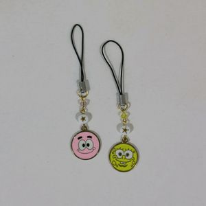 SpongeBob And Patrik Best Friends Phone Charms