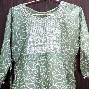 Bandhni Print Top For Daily Wear