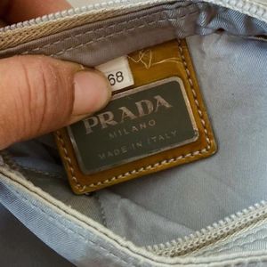 Auth Prada Nylon Cross-body Shoulder Bag