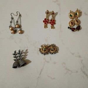 Pack Of 5 Earrings