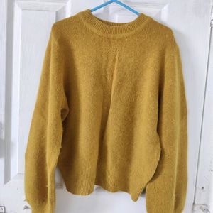 Mustard Clr Fur Jumper