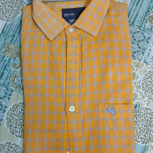 Mustard Checks Shirt