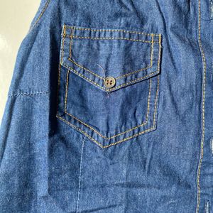 blue denim curseless jacket