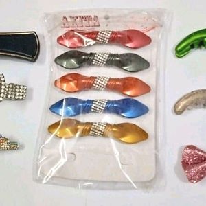 Hair Accessories Banana Clutcher Pins Pack Of 11