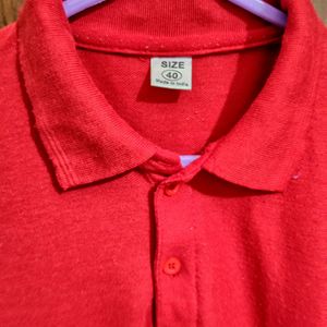 Brand New(38) Red Polo Shirt For Men