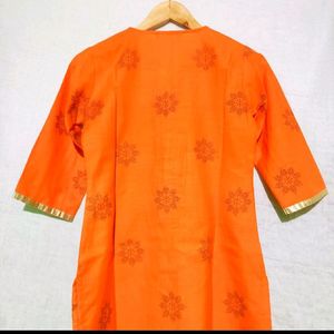 Libas Magenta Pink And Orange Long Kurti